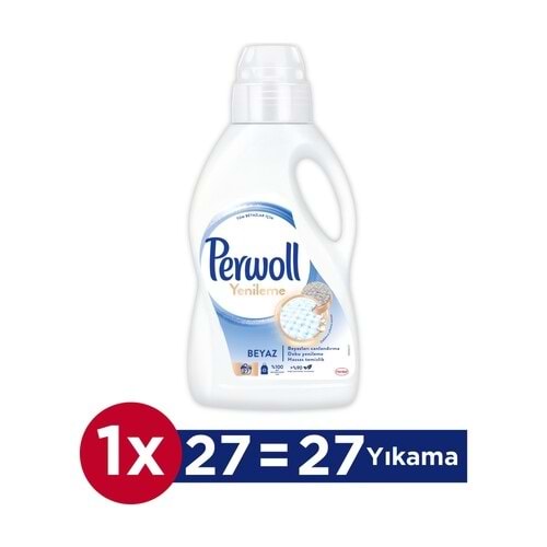 PERWOLL Sıvı Çamaşır Deterjanı (1,49lt) Beyazlar