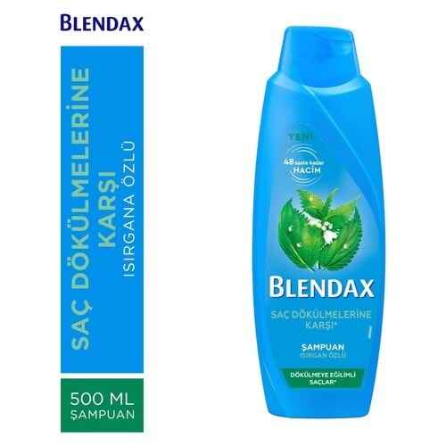 BLENDAX Şampuan (500ml) Dökülme Karşıtı-Isırgan