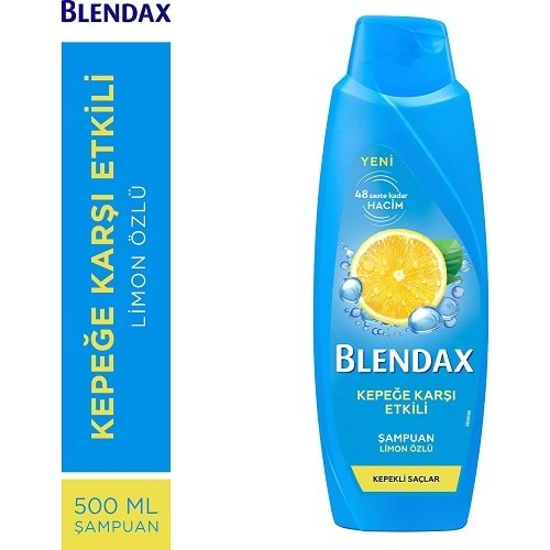 BLENDAX Şampuan (500ml) Kepeğe Karşı-Limon Özlü