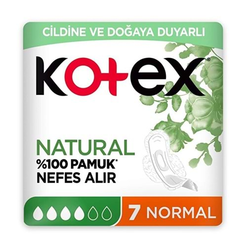 KOTEX Ped Natural (Normal) 7li