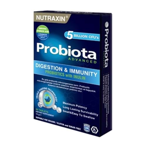 NUTRAXİN Probiota Advanced 60 Tablet