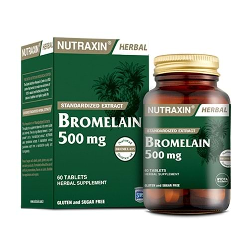 NUTRAXİN Bromelain 500mg