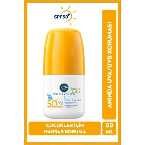 NİVEA Sun Kids Hassas Koruma (Roll-On) F50+