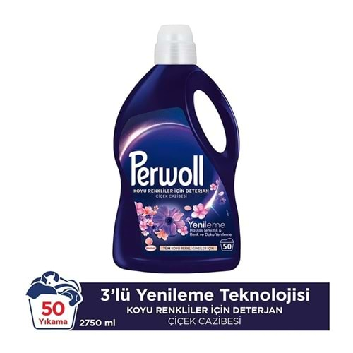 PERWOLL Sıvı Çamaşır Deterjanı (2,75Litre) Çiçek Cazibesi