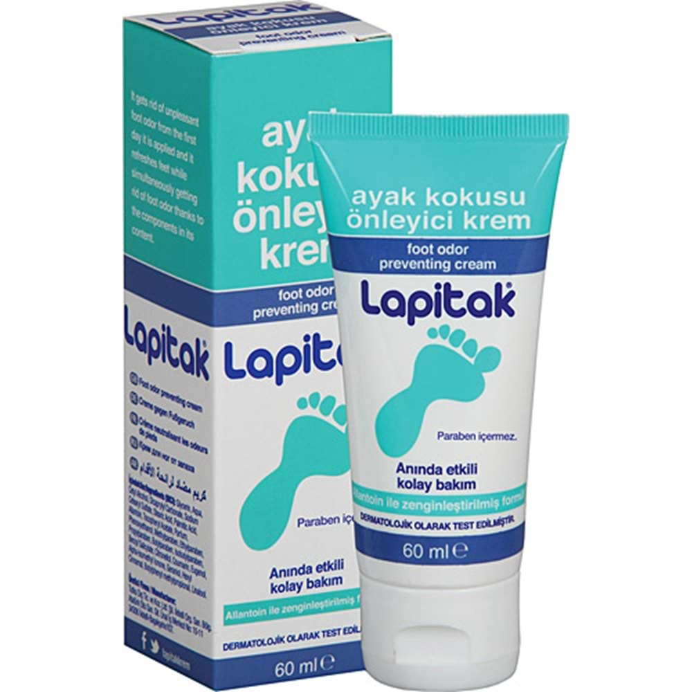 LAPİTAK Ayak Kokusu Önleyici Krem 60ml