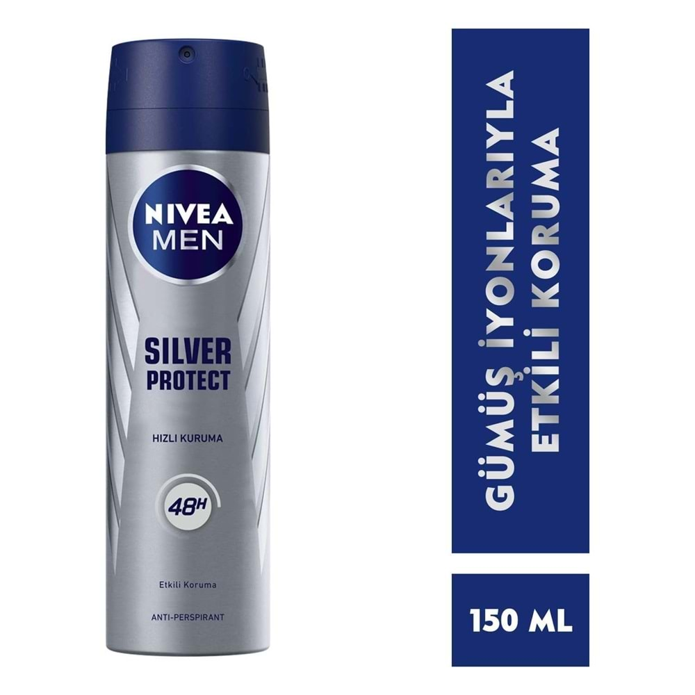 NİVEA Deo (Erkek) Silver Protect 150ml