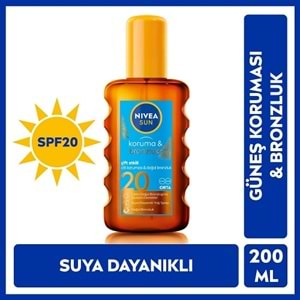 NİVEA Sun Koruma&Bronzluk (Sprey-Yağ) F20