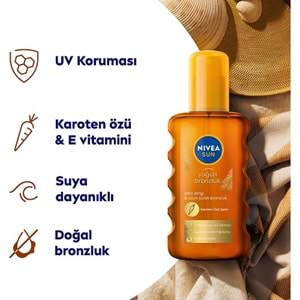 NİVEA Sun Karoten Yağ (Sprey-Yağ) F0