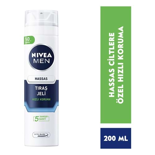 NİVEA Traş Jeli (200ml) Hassas