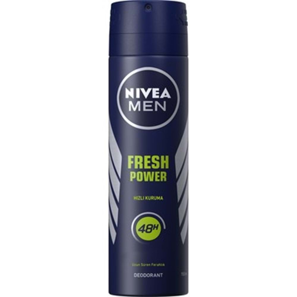 NİVEA Deo (Erkek) Fresh Power 150ml