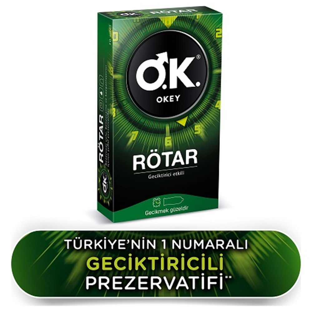 OKEY Prezervatif (10lu) Rötar