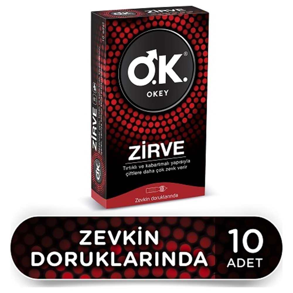 OKEY Prezervatif (10lu) Zirve