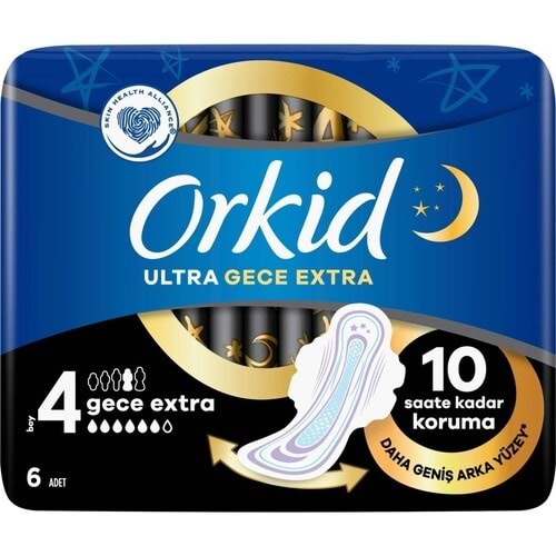 ORKİD Ped (No:4) Ultra Gece