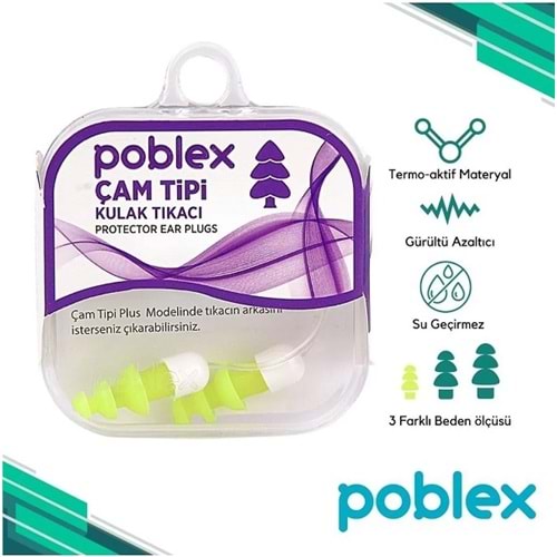 POBLEX (Kulak Tıkacı) Çam Tipi - Small