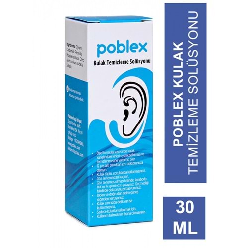 POBLEX Kulak Temizleme Solüsyonu 30ml