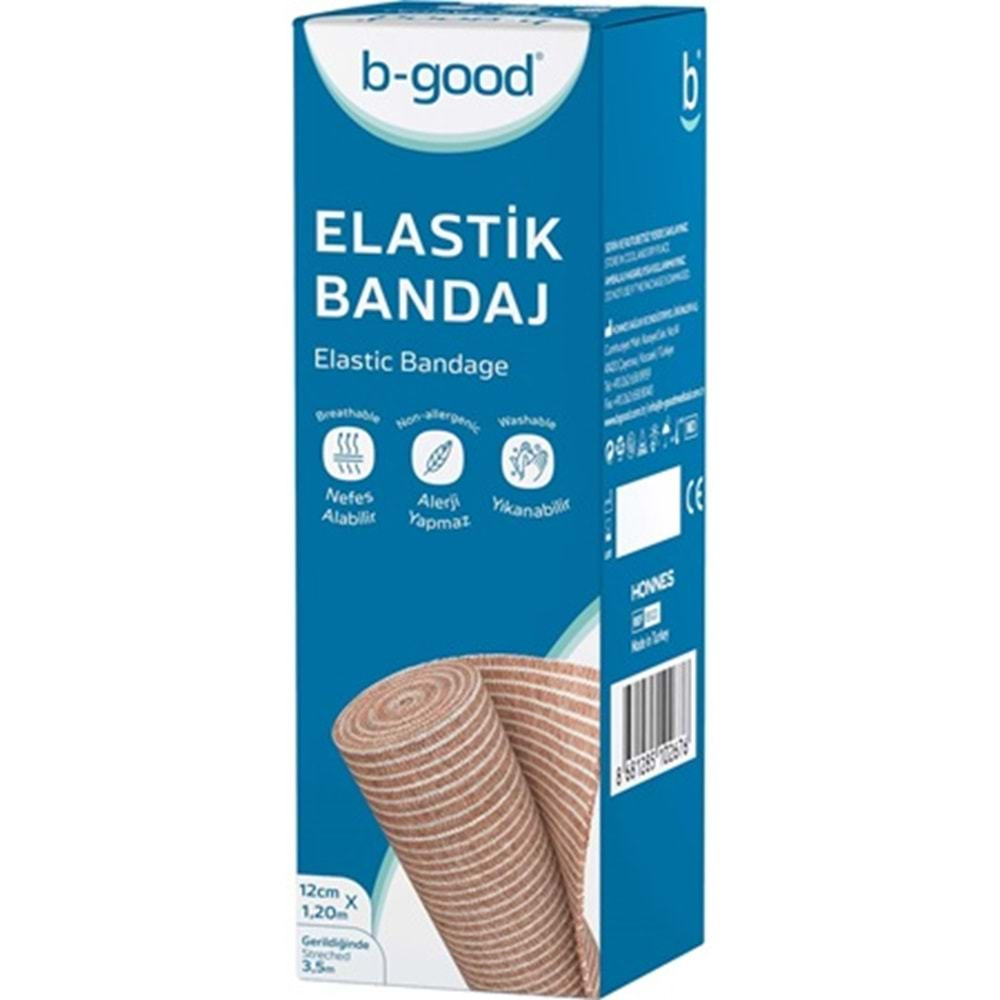 B-GOOD Elastik Bandaj 12Cmx3,5Cm