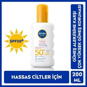 NİVEA Sun Güneş Alerjisine Karşı (Sprey-Krem) F50