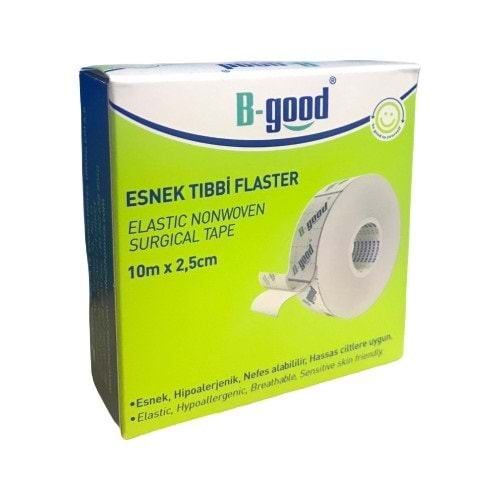 B-GOOD Esnek Tıbbi Flaster (10m*2,5cm)