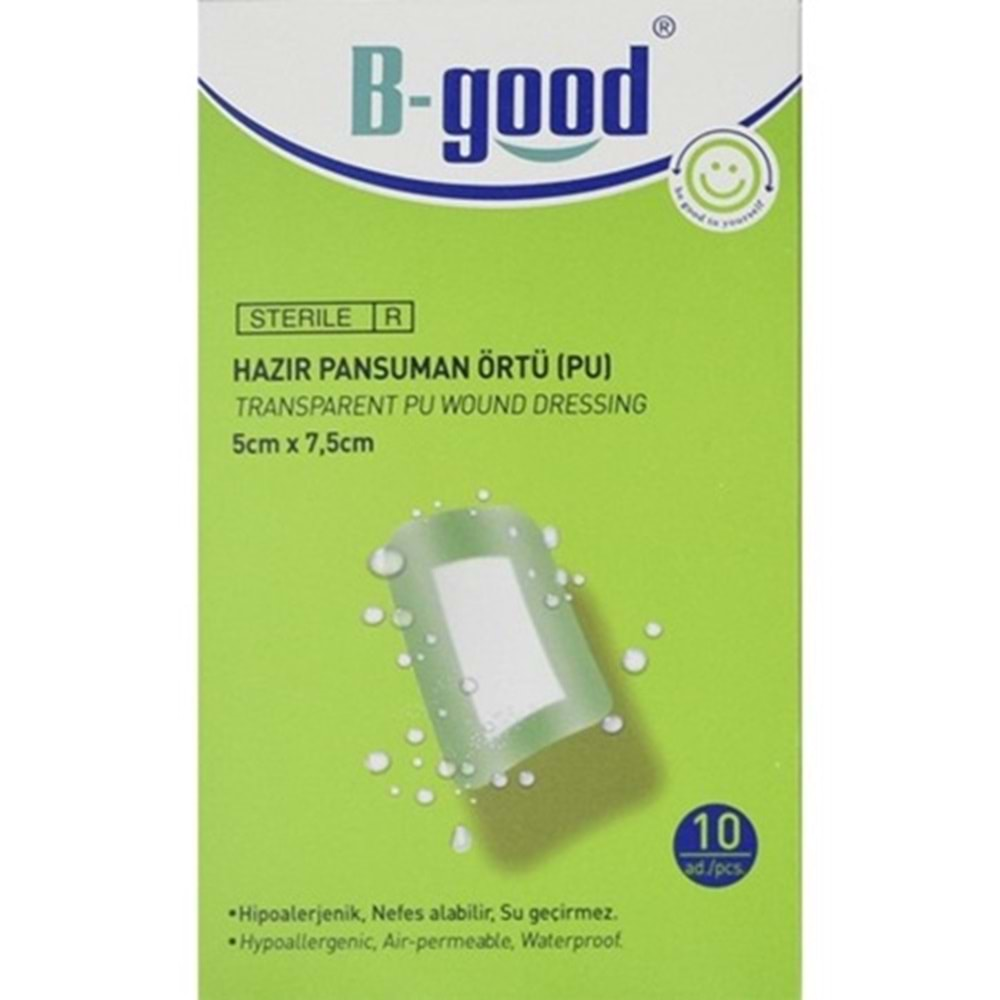 B-GOOD Pansuman Örtü 5Cmx7,5Cm