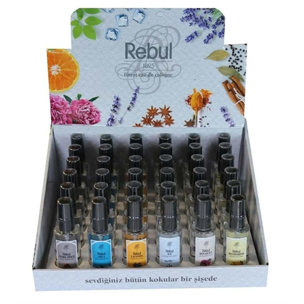 REBUL Kolonya (Stand-50ml) 36lı