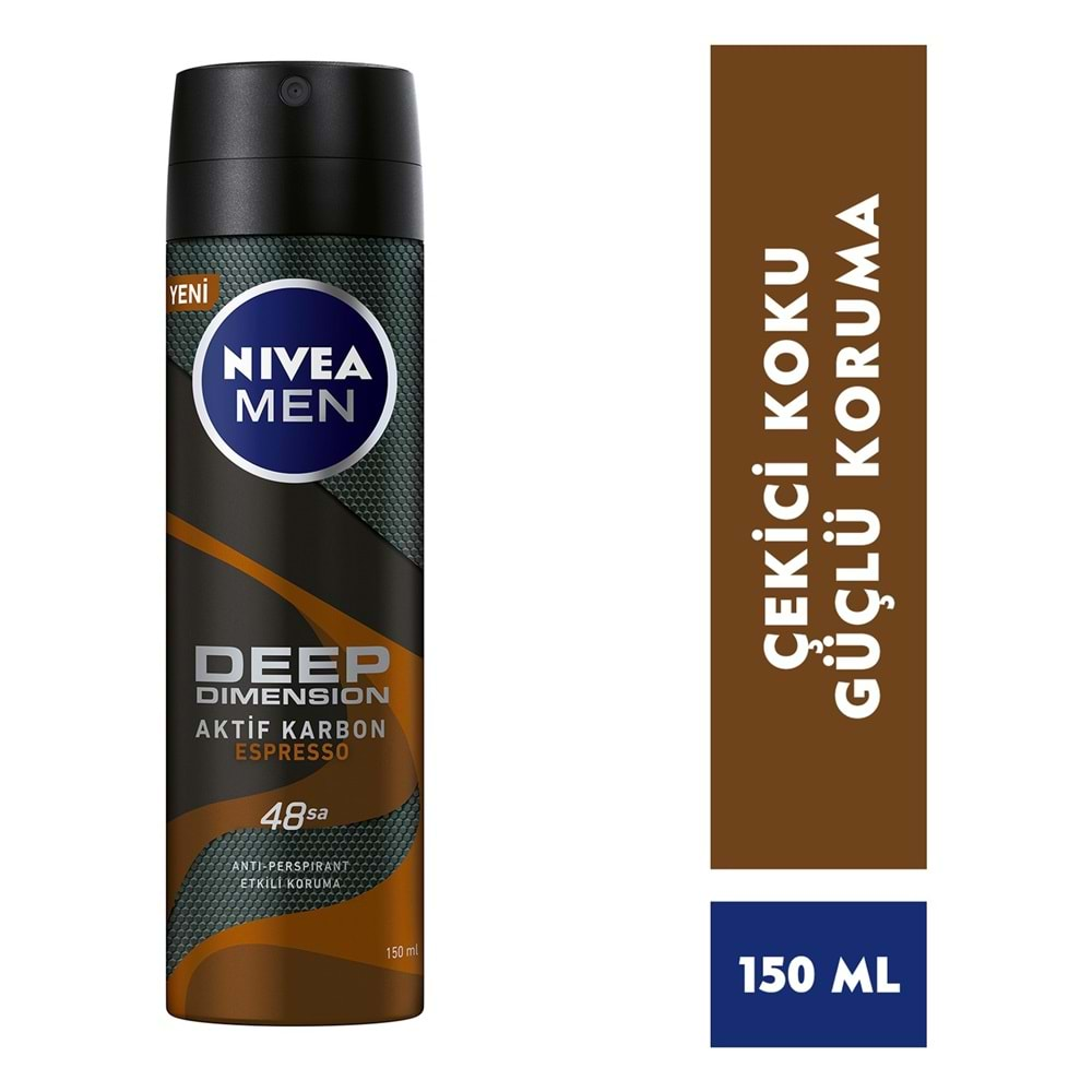 NİVEA Deo (Erkek) Deep-Espresso 150ml