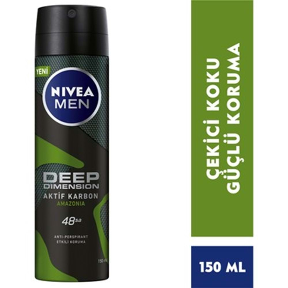 NİVEA Deo (Erkek) Deep-Amazonia 150ml