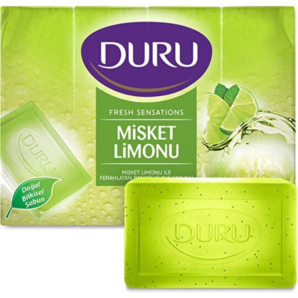 DURU Sabun Banyo (4lü) Misket Limonu 600gr