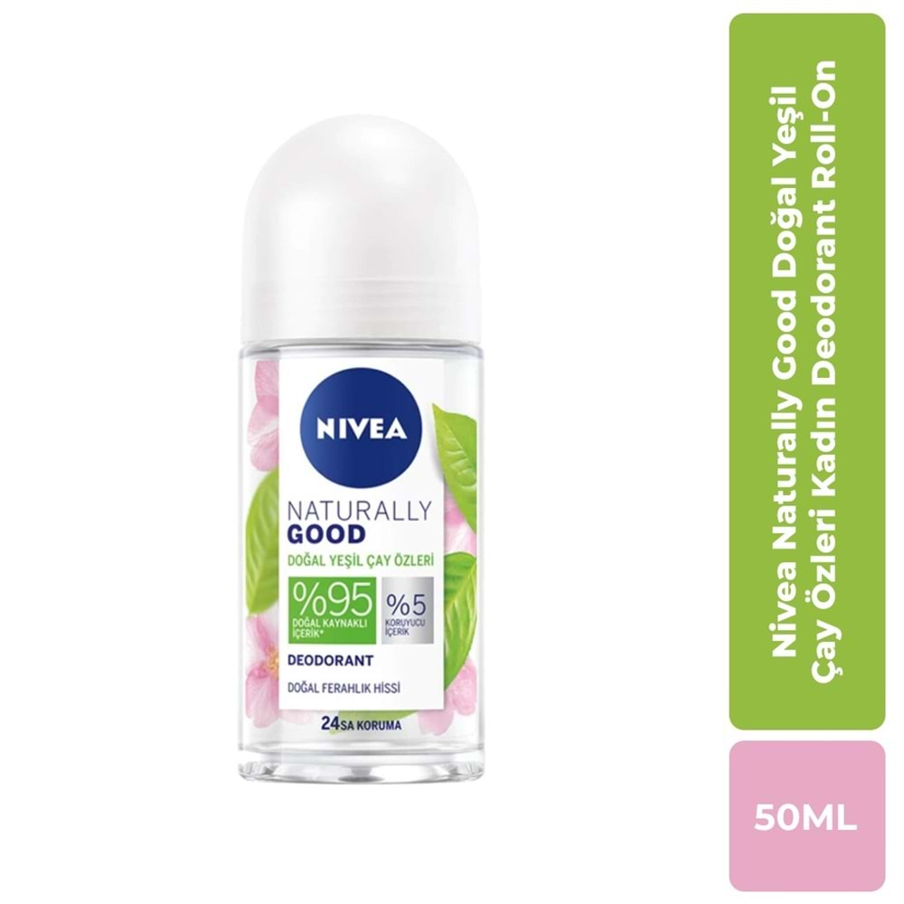 NİVEA Roll-On (Bayan) Doğal Yeşil Çay 50ml