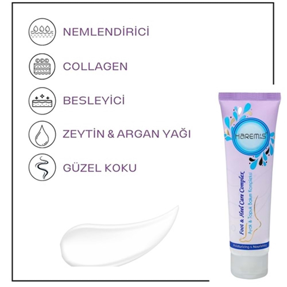 HAREM’S Ayak&Topuk Bakım Kompleksi Argan ve Zeytin Yağlı 100ml