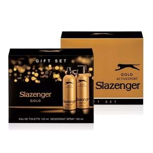 SLAZENGER Kofre (Erkek) Gold 125ml+150ml