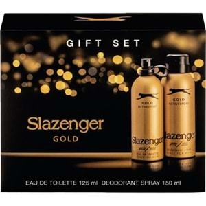 SLAZENGER Kofre (Erkek) Gold 125ml+150ml