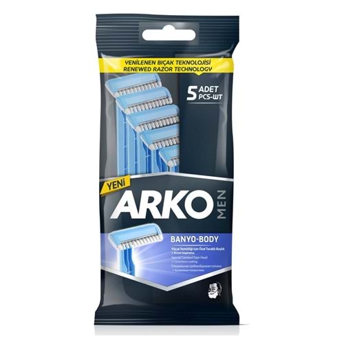 ARKO Traş Bıçağı (5Li) Banyo