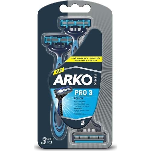 ARKO Traş Bıçağı (3Lü) Pro3