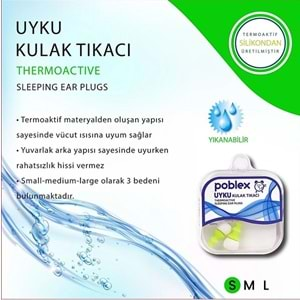 POBLEX (Kulak Tıkacı) Uyku - Small