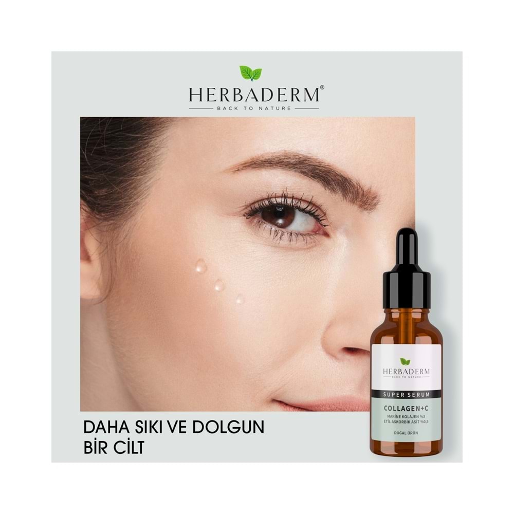 HERBADERM Süperserum Collagen+ Vitamin C 30ml