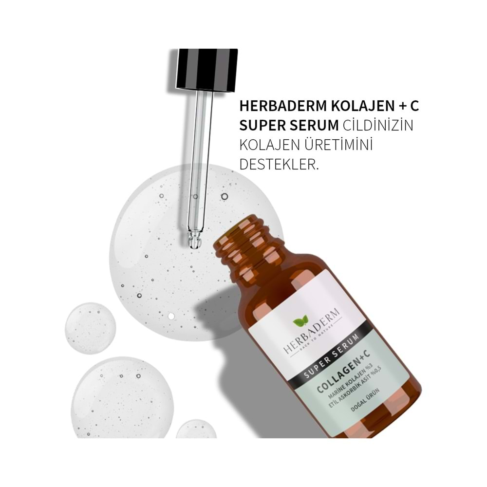 HERBADERM Süperserum Collagen+ Vitamin C 30ml