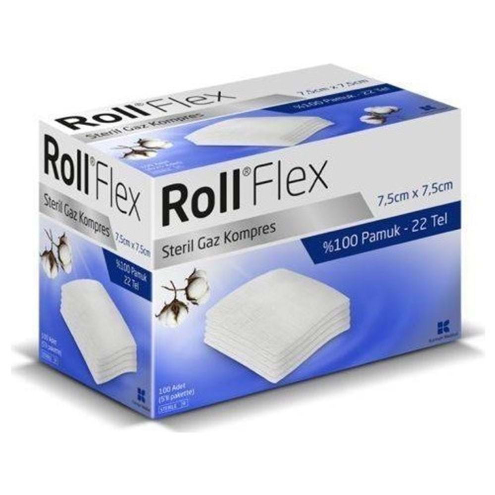 ROLL Gaz Kompres (100lü) 7,5*7,5cm