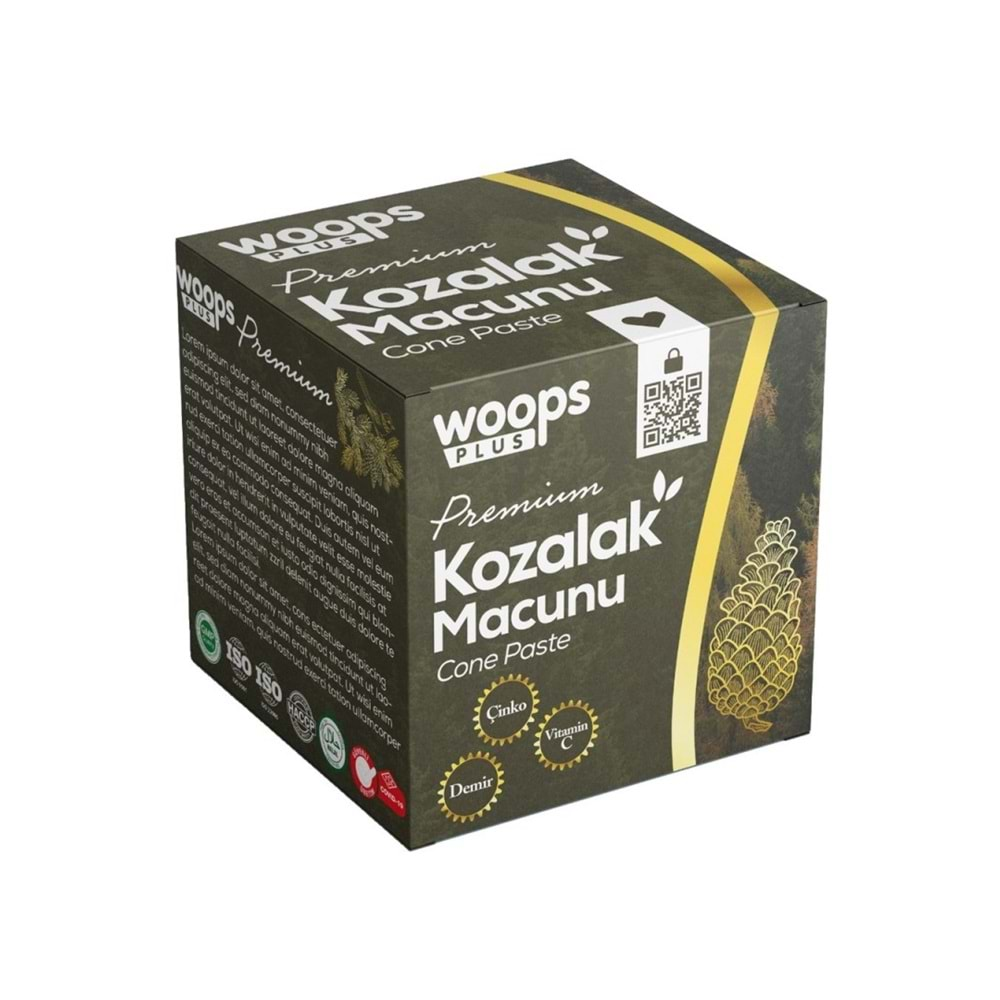 WOOPS PLUS Kozalak Macunu 240gr