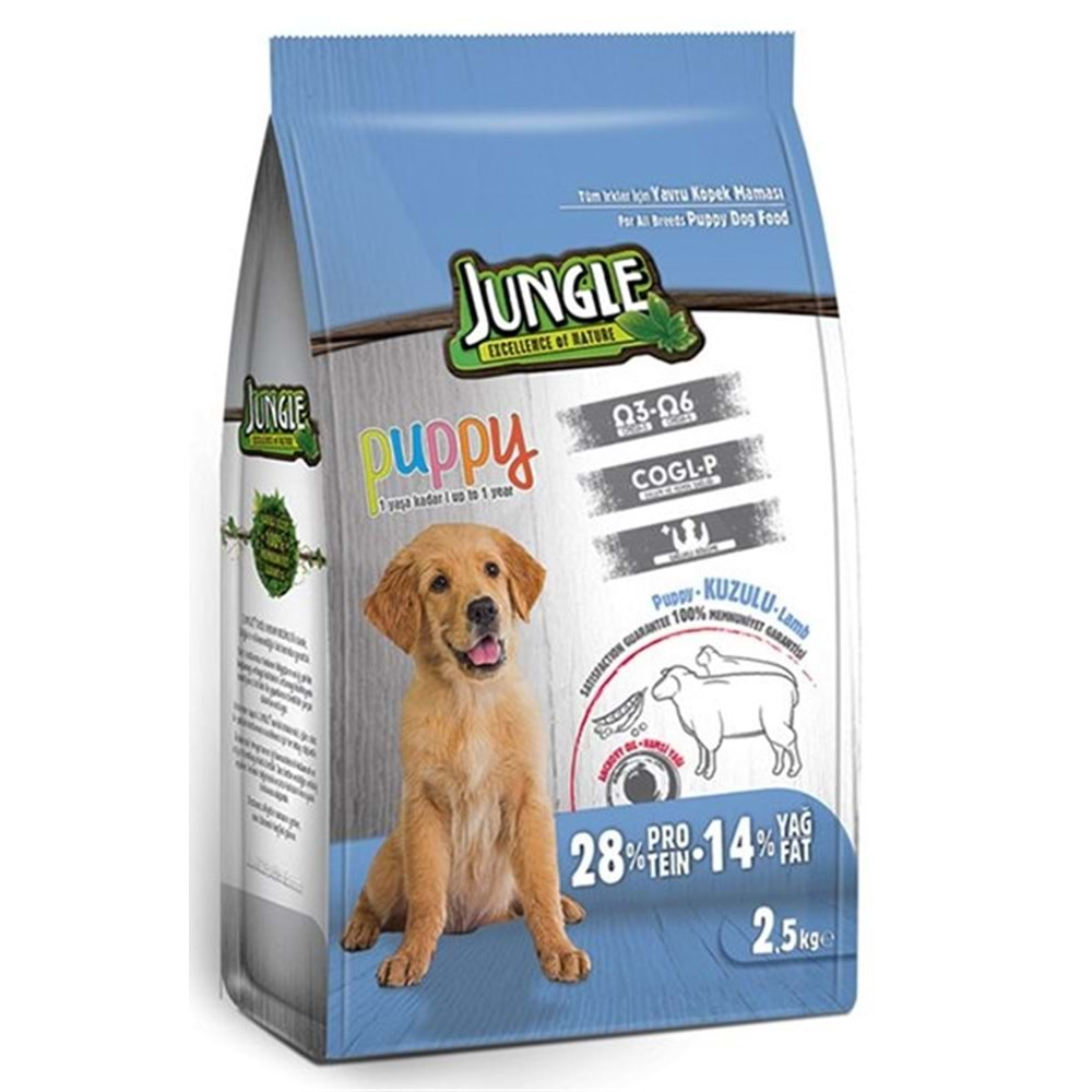 PELAGOS Jungle Köpek Maması (2,5kg) Yavru-Kuzulu