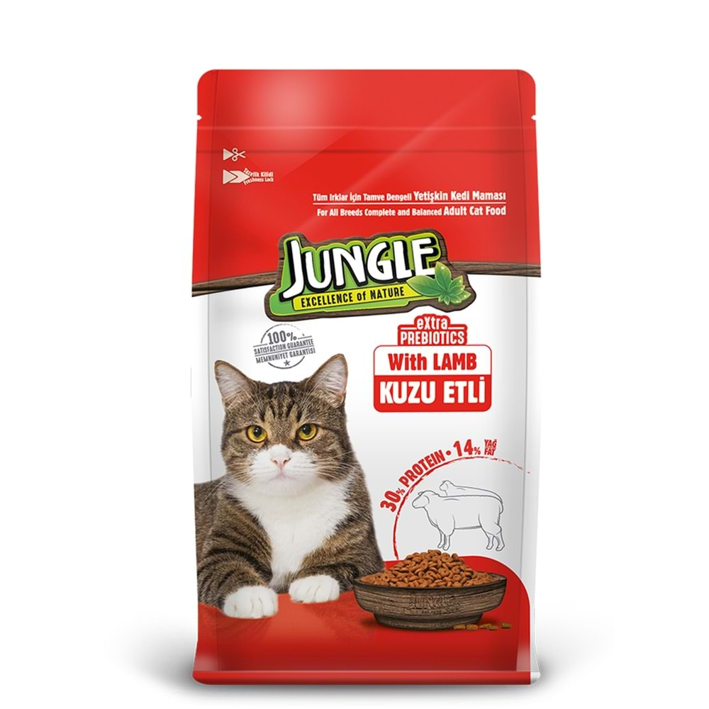 PELAGOS Jungle Kedi Maması (1,5kg) Yetişkin-Kuzu Etli