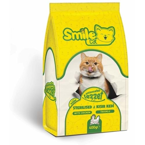 PELAGOS Smile Kedi Maması (400gr) Kısır Kedi-Tavuklu