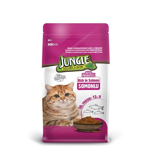 PELAGOS Jungle Kedi Maması (500gr) Kısır Kedi-Somonlu