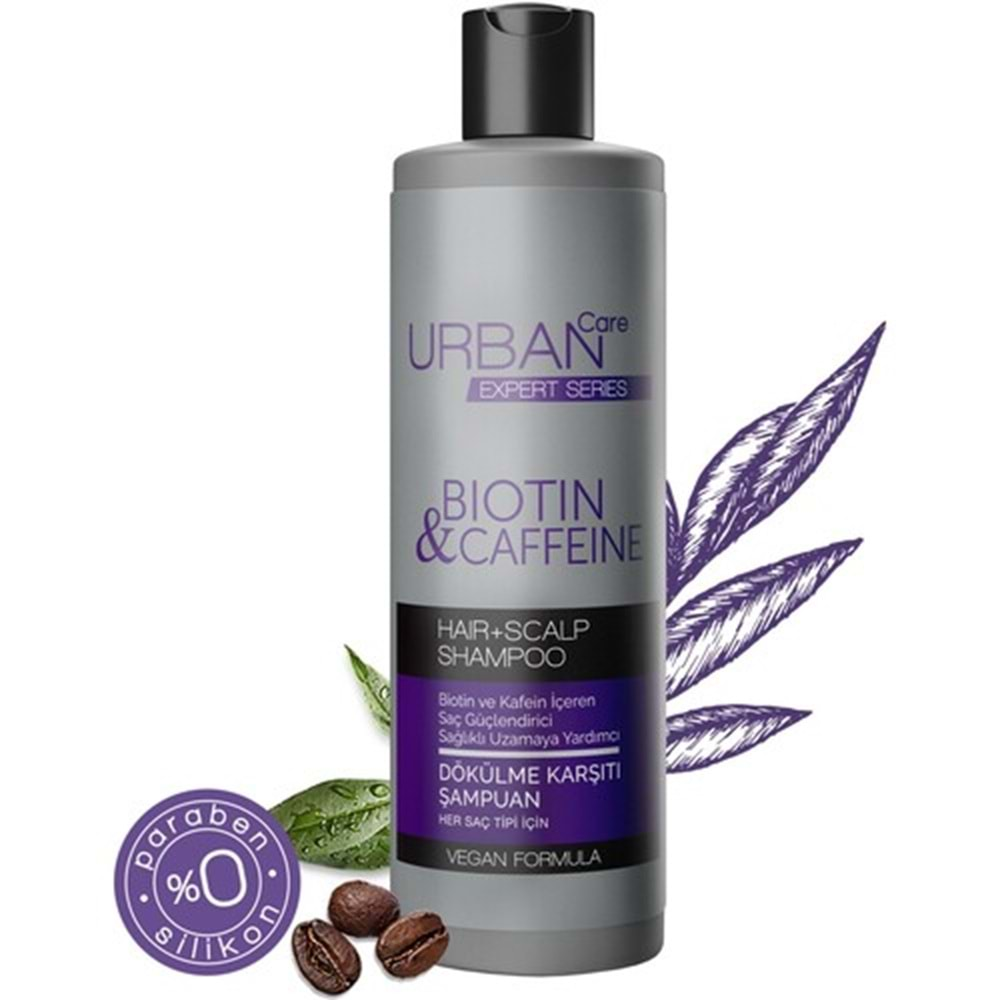 URBAN Expert Biotin&Caffein (350ml) Şampuan