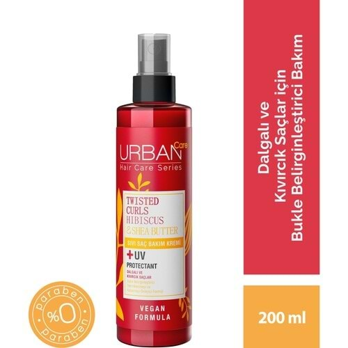 URBAN Twisted Curls Hibiscus Water&Shea Butter (200ml) Sprey Saç Kremi