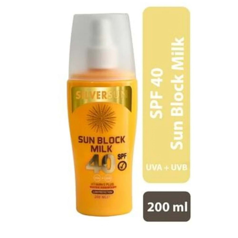 SİLVERSUN Milk F40 200ml