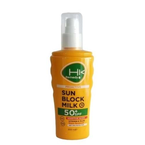 HK REMEDY Sun Milk 50+Hassas Ciltler