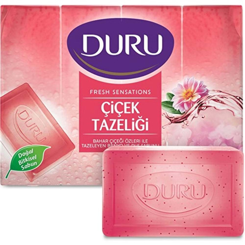 DURU Sabun Banyo (4lü) Çiçek Tazeliği 600gr