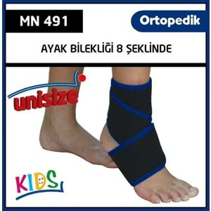 MİNİON Ayak Bilekliği 8 Bandajı Çocuk (MN 491)