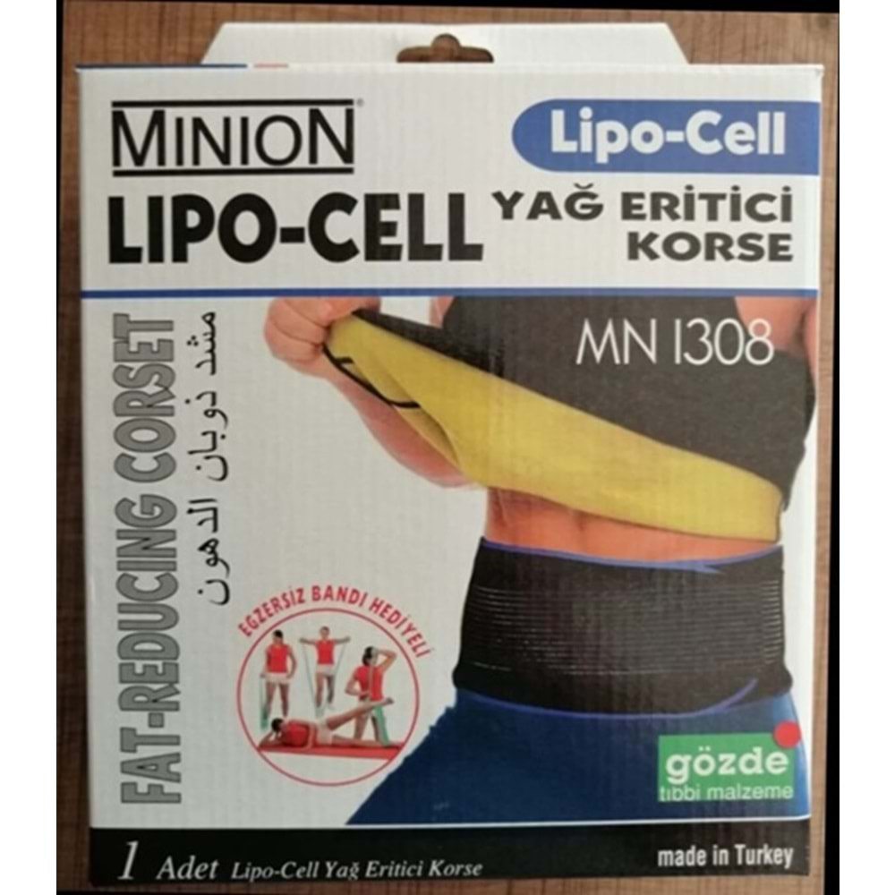 MİNİON Lipo-Cell Zayıflama Korsesi Erkek (MN 1308)