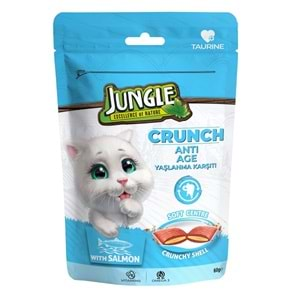 PELAGOS Jungle Kedi Crunch Ödül (60gr) Yaşlanma Karşıtı *10